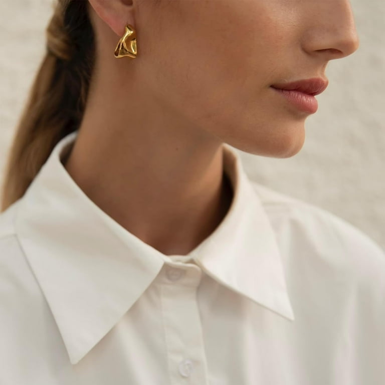 slim fit dress slacks Sealife Manta Ray Black Coral Earrings in Gold with Diamonds