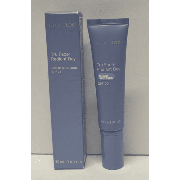 Nu Skin Nuskin Tru Face Radiant Day Broad Spectrum SPF 22 Box 1fl oz 30 ml (Single Box)