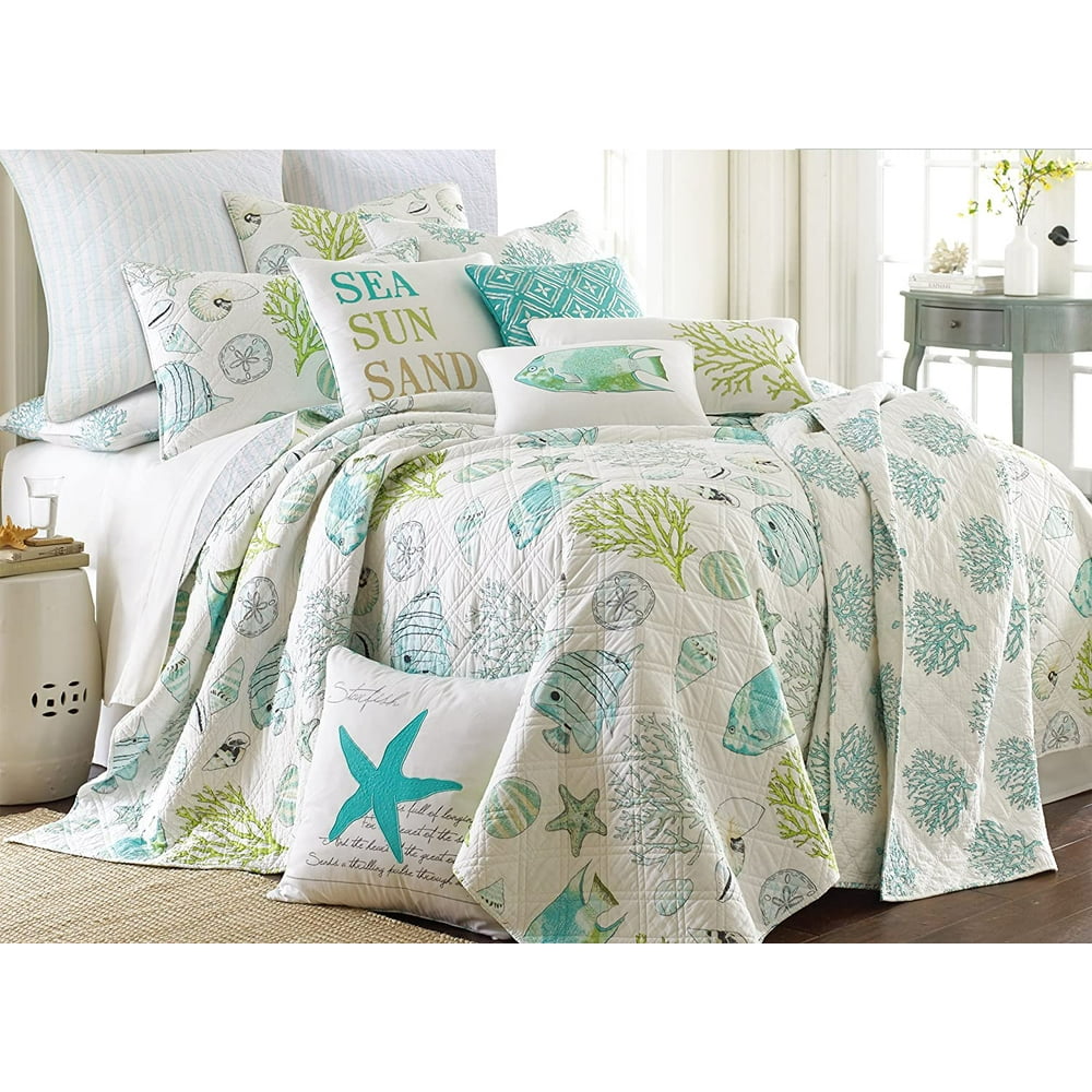 Levtex Home Biscayne Quilt Set King Quilt + Two King Pillow Shams