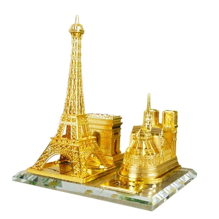 APLVFFZH Paris Themed Statue Statue Ornament Centrepiece Model Figurine Paris Gold