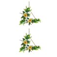thumbnail image 4 of Wosthever Decoraciones de boda - Durabilidad duradera Fácil de limpiar Flor artificial Interior o exterior Bajo mantenimiento champagne delta champán delta 2piezas, 4 of 6