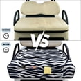 thumbnail image 6 of Yuyamidu Zebra Strips Golf Cart Seat Covers for Club Car Portable Golf Cart Seat Towel for 2 Seats Accessories, Universal Fit, 6 of 8
