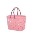 thumbnail image 1 of Portable Shower Caddy Basket Large Capacity Smoother Edges Plastic Shower Storage Tote For BathroomPink, 1 of 1
