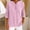 Pink, variant on XPMWRP Women's Corduroy Long Sleeve Shirts Casual Button Down V Neck Henley Tops Fashion Ribbed Knit Loose Pullover Sweaters Army Green M