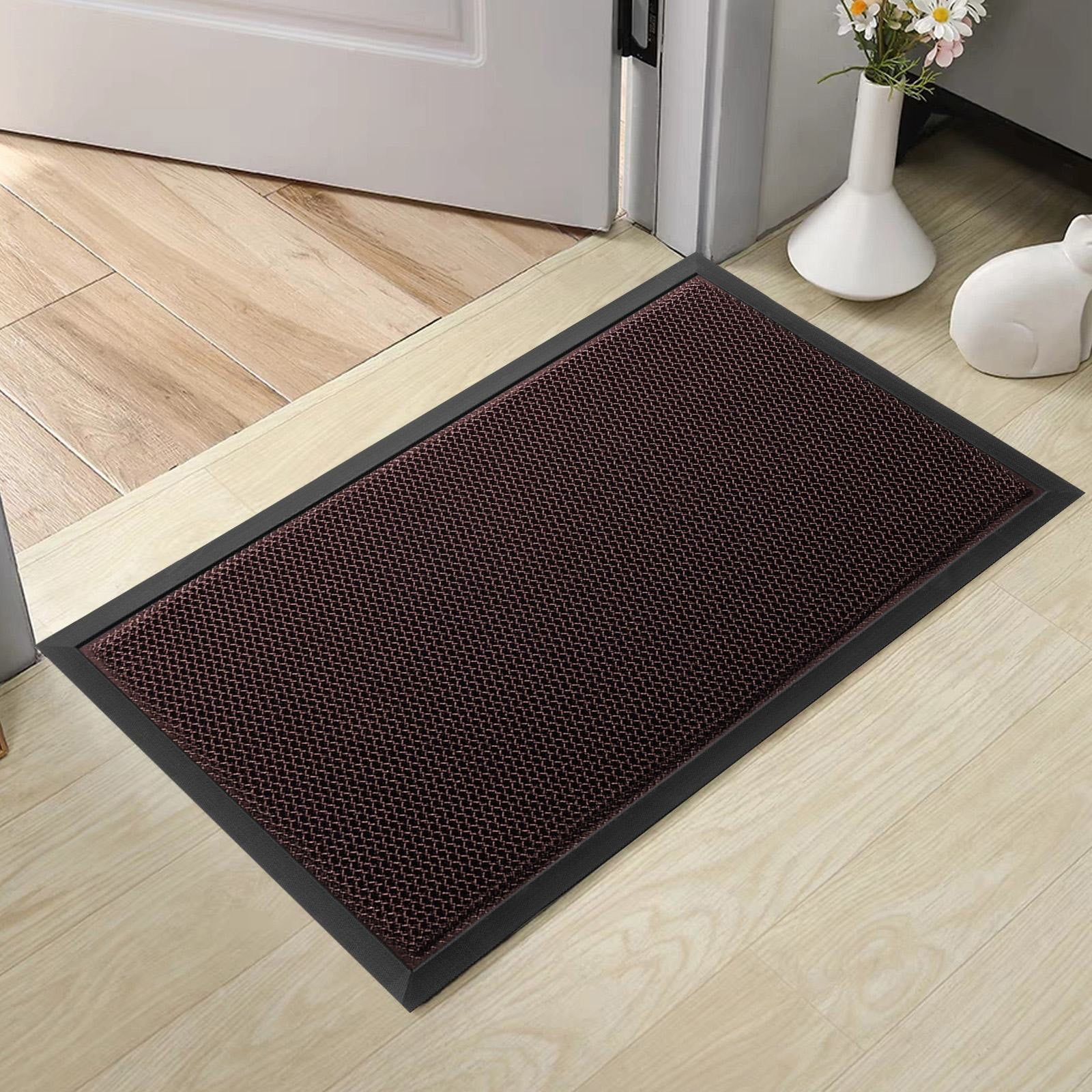 Front Door Mat Outdoor Rectangular Coir For Entrance Doormat Welcome Mat Non Slip Rubber Entry Mat For Outside Indoor 50x80cm Home