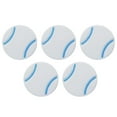 thumbnail image 2 of Wweixi 5 Pieces Tennis Rackets Shock Absorber Dampeners Vibration Reduction Flat Shaped Dampers Buffers Sports Players White 1Set, 2 of 6