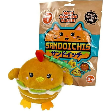 Sandoichis™ Mini Clip-On Plush Mystery Bag Assortment (1 Pack - Styles May Vary)