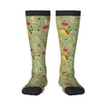thumbnail image 2 of Picia Women Crew Soft Moisture-wicking Socks Taco Pattern Design Cotton Socks, One Size fit All, 2 of 9