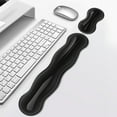 thumbnail image 7 of Gel Keyboard Wrist Rest Set, Keyboard Wrist Rest Pad & Mouse Wrist Rest for Office with Non-Slip PU Base，Cooling Gel Set for Computer Laptop and Pain Relief Wish Gift, 7 of 7