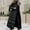 c01Black, variant on Womens Winter Long Puffer Coats Down Thicken Warm Quilted Jacket Plus Long Solid Color Hooded Down Jackets Outerwear Black XXL