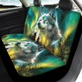 thumbnail image 4 of Pzuqiu Wolf Car Seat Covers Full Set Non-Slip, for Car Seats Sedan Seats Automotive Seats Suitable for Cars Trucks, 4 of 10