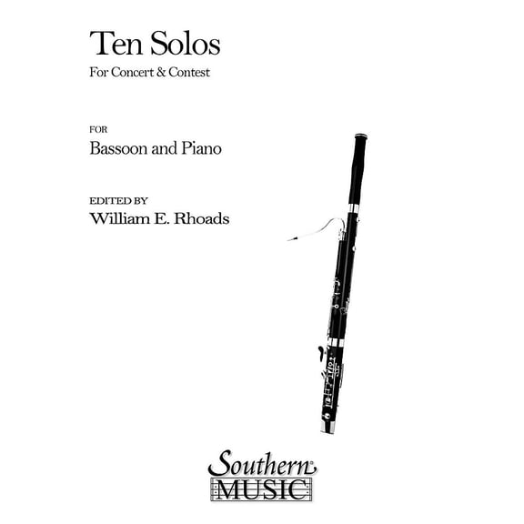 Ten Solos for Concert and Contest: Bassoon (Paperback)