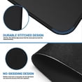 thumbnail image 3 of Red Stitched Edges Mouse Pad XXL Extended Waterproof Mouse Mat Large English Text and Ghost Gaming Mousepad Black Non-Slip Rubber Base Office Desk Pads(Size:35.4x15.7in), 3 of 6