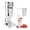 1 Head, variant on Electric Milkshake Maker Machine,  Stainless Steel Milk Shake Machine with 2 Cups 650ml/Cup 110V 180W Drink Mixer Adjustable Speed Malt Maker Machine (1 Head)