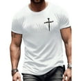 thumbnail image 5 of Unisex Christian Graphic T-Shirt, “Jesus Dropped the Charges” Double-Sided Street Style Tee, Inspirational Faith Shirt, Cotton Casual Wear, Sizes S–5XL, 5 of 7
