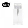thumbnail image 2 of Down Empty Lockable Pump Dispenser Bottle 1PC for Nail Polish and Makeup Remover, White Top Cap, 2 of 6