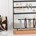 thumbnail image 2 of 6 Tiers Earring Jewelry Rack Desktop Vertical Earring Storage Jewelry Display Rack Earring Stand for Jewelry Storage, 2 of 5
