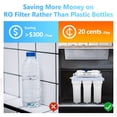 thumbnail image 5 of Yescom Water Filter System Ultra-Filtration 5-Stage Under Sink UF Water Purification with Faucet Home Kitchen Hollow Fiber Purifier Kit, 5 of 11