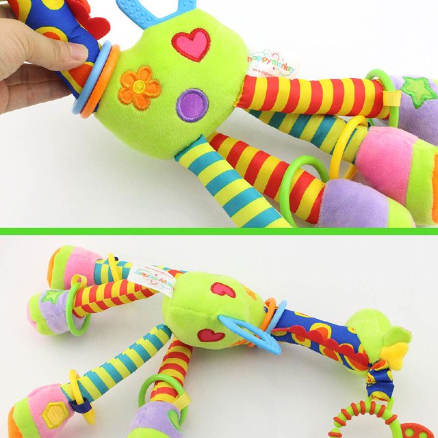 Bonitos campanillas de animales, sonajeros, regalos seguros para bebés, niños y niñas (antiguo estilo morado) Likrtyny Para estrenar