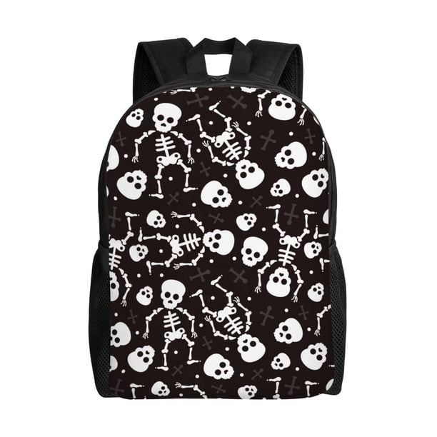 Fotbe Skeleton Mochila de Viaje para Laptop, Mochila Ejecutiva Delgada y Resistente 15.6"
