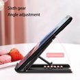 thumbnail image 3 of justharion Pliant Support de Téléphone Support de Bureau Multi Angle ABS Tablette Flexible Universel Monter Mini Support Résistant aux Chocs Ordinateur Portable Blanc, 3 of 9