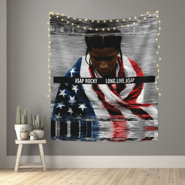 Tapestries Asap Rocky Tapestry Wall Hanging Tapestry Home Decor Tapestries Wall Art for Living Room Bedroom tapestry 60x51in Walmart