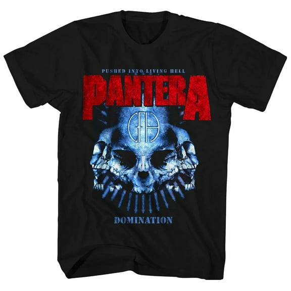 Pantera Men's Domination Distressed T-Shirt XX-Large | Officially Licensed Merchandise