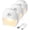 Warm White, variant on Rechargeable Night Light, Motion Sensor Battery Nightlights, Mini Stick-on LED Closet Light, 1-20LM Dimmable Brightness for Bedroom, Kitchen, Washroom, Stairs, Hallway, 3-Pack