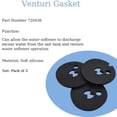 thumbnail image 3 of 3 Pcs Water Softener Venturi Gasket Kit 7204362 Water Softener Replacement Parts, 3 of 7