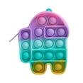 thumbnail image 1 of Push Bubble Coin Purse Rainbow Sensory Toy Llavero Colgante Monedero Silicona Stress Reliever Juguete Para Regalo Inevent AP006308-02, 1 of 6