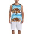 thumbnail image 4 of Easygdp Animals on Noah's Ark Men's Mesh Basketball Jersey Quick Drying Sleeveless Shirts Fitted Muscle Tank Tops Sport Round Neck T-Shirt - Small, 4 of 9