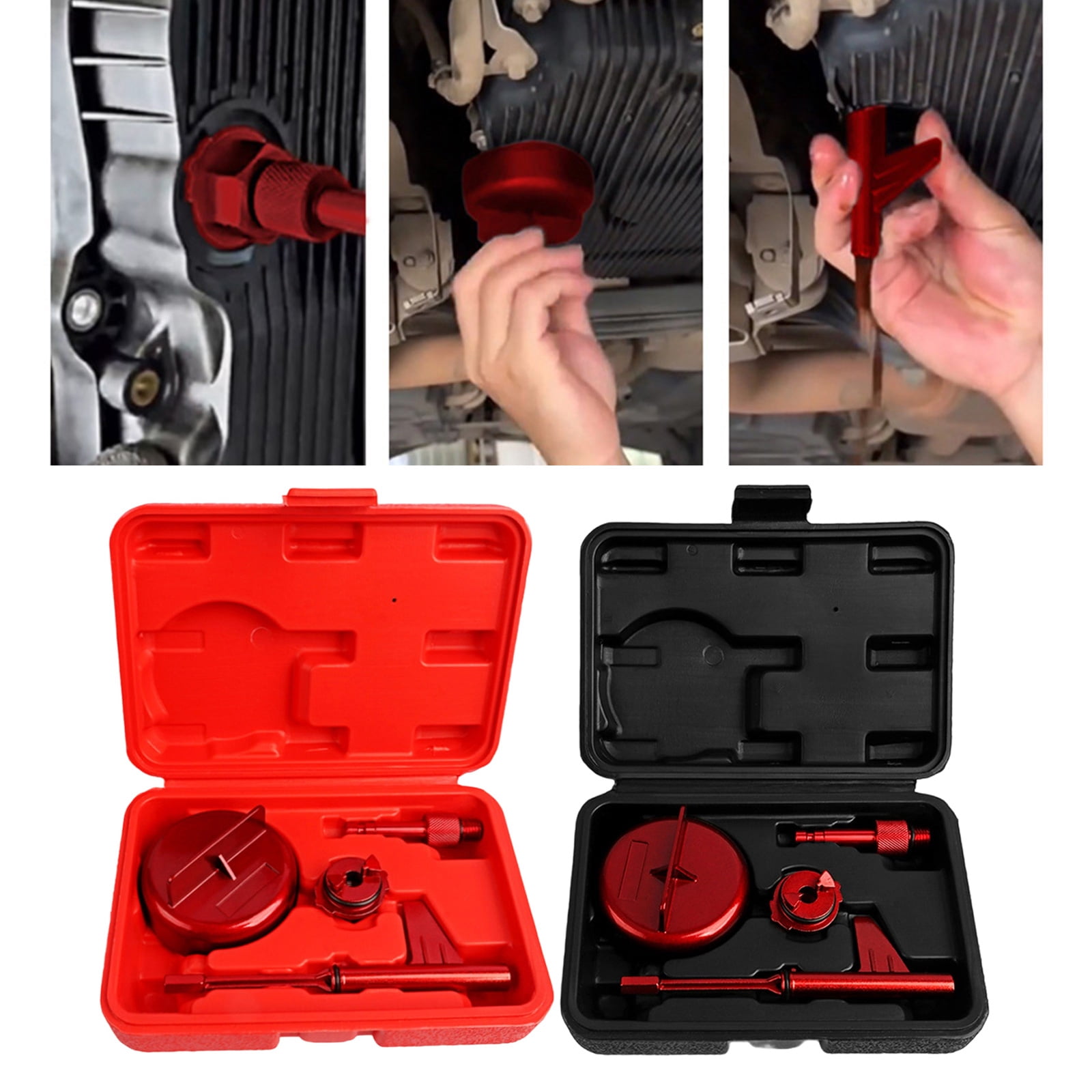 Transmission Oil Change Tool Metal Oil Filler Transmission Fluid Refilling Equipment With Case For 725.0 9 Speed Car