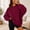 Wine, variant on UDAUDU Womens Oversized Sweatshirts Crewneck Long Sleeve Fleece Pullover Tops Fall Y2k Sweater Cute Hoodies Beige M