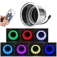 thumbnail image 4 of Labymos Porte-Gobelet RGB LED Lumière Porte-Gobelet Télécommande Acier Inoxydable pour Marine, 4 of 8