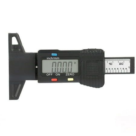 

2024 Digital Tread Depth Gauge Tire Thread Tester Gauge Measurer with LCD Display