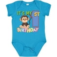 thumbnail image 3 of Inktastic Monkey First Birthday Boys or Girls Baby Bodysuit, 3 of 5