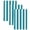 Turquoise, variant on Teal Striped Kitchen Towels Set of 3, Simple Art Vertical Stripe Farmhouse Absorbent Dish Towels for Kitchen, Microfiber Hand Towel, Quick Drying Tea Towel for Cleaning Decorative Dishcloths