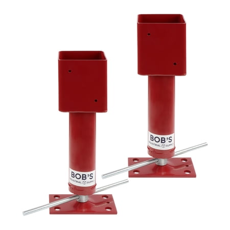 BISupply Adjustable House Jacks for Lifting 4x4 Shore Beam 2pk - Temp Screw Jack