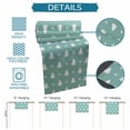thumbnail image 6 of Christmas Trees Table Runner 108 Inches Long Farmhouse Dress Scarves, Xmas Snowflakes Winter Pine Tree Green Dining Tablerunner for Coffee Table/Kitchen Island/Party Décor, 13" x 108", 6 of 8