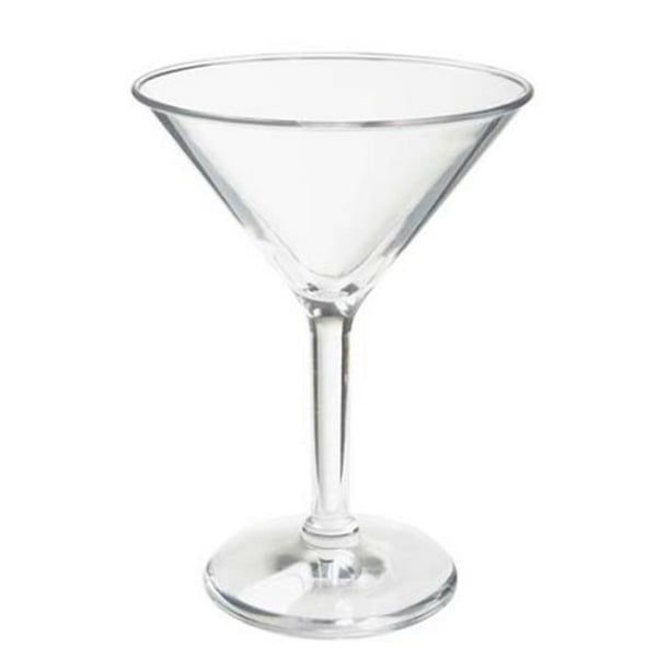 CPC BMARTINI Disposable Mini 2 oz Heavy Clear Plastic Martini Cups