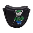 thumbnail image 1 of Almencla Golf Club Headcover Wrap Sleeve for Most Putter Protection Guard PU Golf Black, 1 of 8