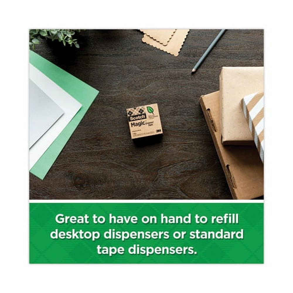 Scotch Magic Greener Tape, 1" Core, 0.75" X 75 Ft, Clear, 16/pack | Order of 1 Pack