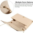 thumbnail image 3 of PU Leather Clutch Purse Evening Chain Shoulder Bag for Women, 3 of 8