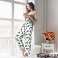 thumbnail image 5 of Salouo Colorful Grass Print Women's Pajama Pants Casual Loose Sweatpants PJs Flowy Pants Drawstring Palazzo for Women Wide Leg Pants Lounge Pajama -Large, 5 of 8