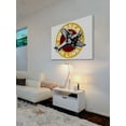 thumbnail image 3 of Marmont Hill "Overseas Air Lines Yellow" Painting Print on Canvas, 3 of 7