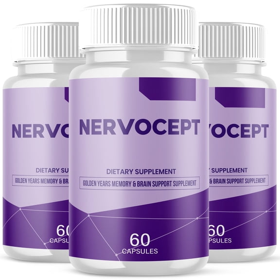 Nervocept Advanced Nerve Health Support Pills Natural Vitamin Supplement Nervo Cept 180 Capsules