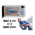 thumbnail image 3 of Cool Touch Microwave Safe 3 Piece Bowl Set, 24 Oz  Heat, Eat And Store All In One  Quality Ceramic Bowl, Heat Holder and Lid  Easy Clean Dishwasher Safe  Microwave Bowl, Blue, 3 of 4