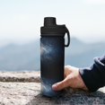 thumbnail image 7 of Honeii The Galaxy Print 18OZ Sports Insulated Kettle,Double-Walled Stainless Steel Water Bottle with Leak-Proof Lid, Perfect for Outdoor, Sports, and Travel, 7 of 7