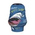 thumbnail image 2 of Haiem Great White Shark Baby Nursing Cover & Nursing Poncho - Multi Use Cover for Baby Car Seat Canopy, Stroller Cover, 360°Full Privacy Breastfeeding Coverage, 2 of 9