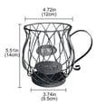 thumbnail image 4 of CNKOO Gold Cup-Shaped Coffee Pod Storage Rack - Metal Countertop Organizer Holds 35 K-Cups  Space-Saving Coffee Bar Accessory  14x15x9.5 cm Rust-Proof Design  Pods & Snacks, 4 of 4